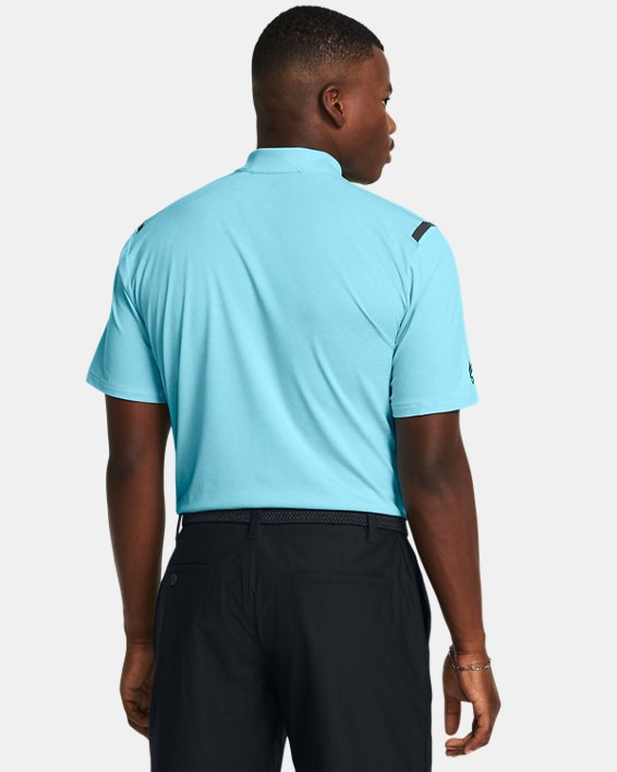 Men's Curry Splash Polo in Blue image number 1